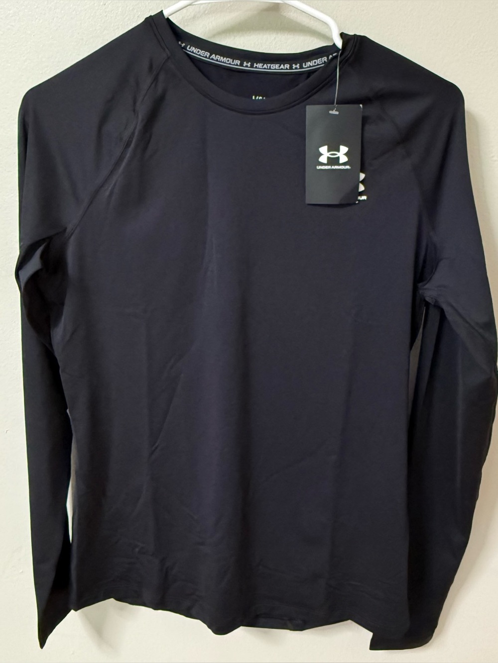 Under Armour HeatGear Authentics Women's Compression Long Sleeve Shirt - Size L